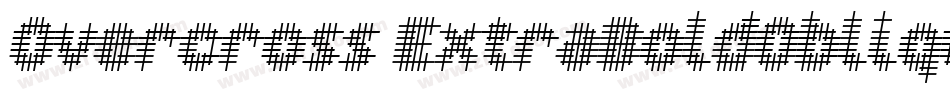 Overcross ExtraBoldOblique字体转换